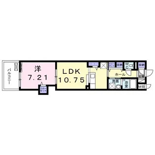 ラパン【3階】の間取り
