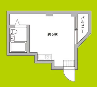 コスモメイト野田【4階】の間取り