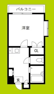 1Kの間取り画像