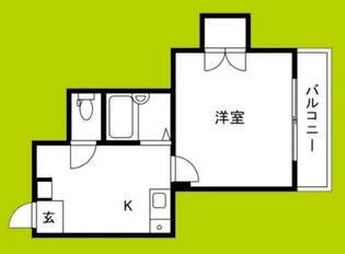 1Kの間取り画像