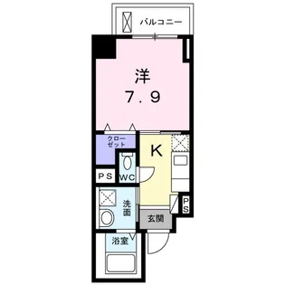クリム岸里【7階】の間取り