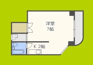メゾン住吉弐番館【6階】の間取り