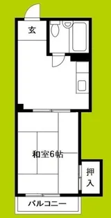 住吉ハイツ【1階】の間取り