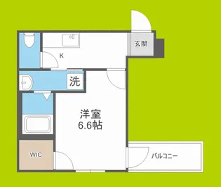 フジパレス住吉山之内【1階】の間取り