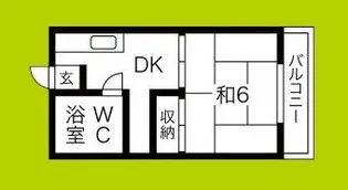 寿マンション【2階】の間取り