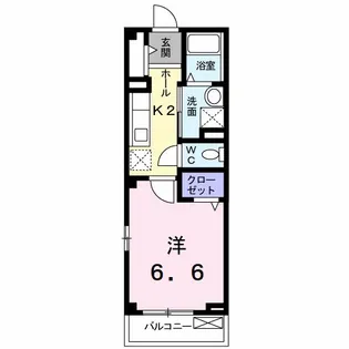 ドゥーエ コーキ【2階】の間取り
