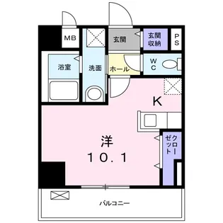 クリント ブライアント【4階】の間取り