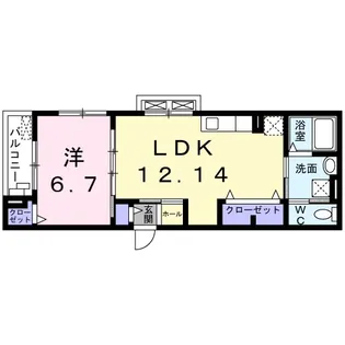 M.GRACE【2階】の間取り