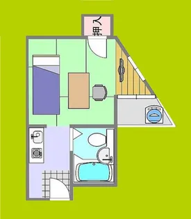 新宿津石ビル【3階】の間取り