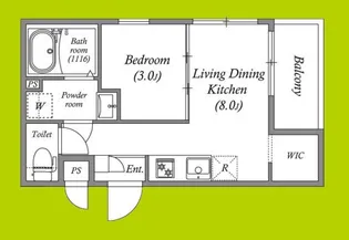 MOVE甲子園NEO【2階】の間取り
