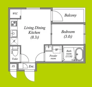 MOVE甲子園NEO【2階】の間取り