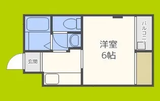 シンセイドルフ【5階】の間取り