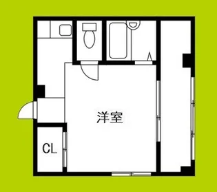 リバティ中津I【6階】の間取り