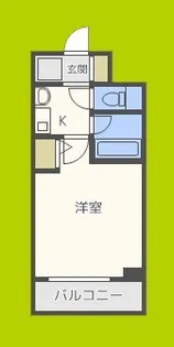 エスリード同心第3【9階】の間取り