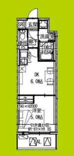 ARCA堺綾之町【6階】の間取り