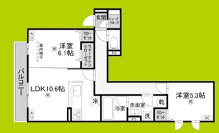 D?ROOM枚方市上之町PJ【2階】の間取り