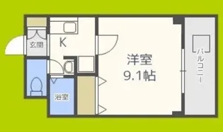 M’プラザ堀江南【7階】の間取り