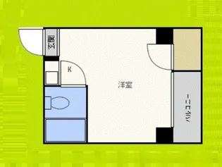 グランビルド天六【5階】の間取り