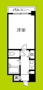プレサンス阿倍野阪南町【6階】の間取り
