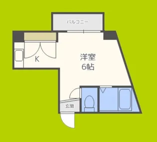 第六大朋マンション【3階】の間取り