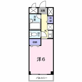 ドミールミノオ【2階】の間取り