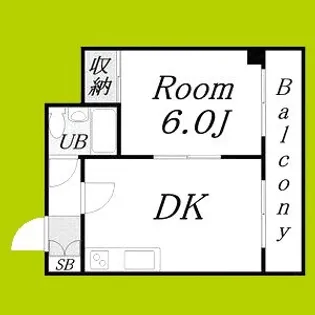 ラパンジール朝潮橋【5階】の間取り