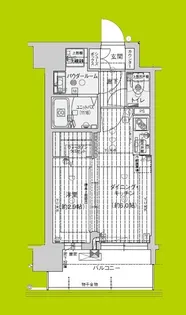 プレサンス東淀川駅前プローシェ【2階】の間取り