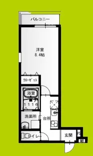 フジパレス今津中III番館【3階】の間取り