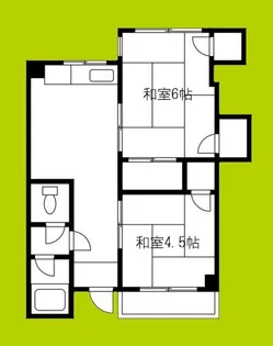 今川森ハイツ 北棟【2階】の間取り