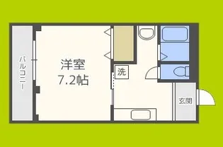 レジデンス山下【2階】の間取り