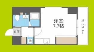 アクエルド新町【9階】の間取り