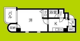 オーキッドコート西大橋【10階】の間取り