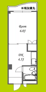 シャンクレール南堀江【10階】の間取り