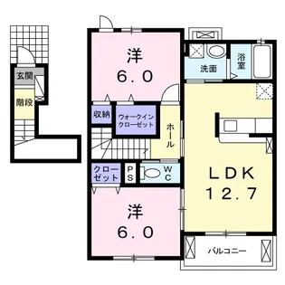 フォレスト【2階】の間取り