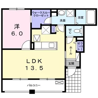 ル・リアン【1階】の間取り