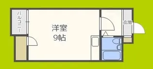 北堀江レジデンス【2階】の間取り