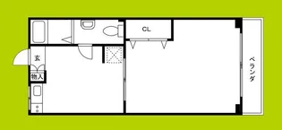エクセル今里マンション【3階】の間取り