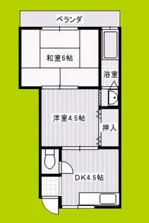 第一草薙ビル【3階】の間取り