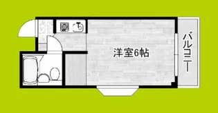 フローレンスサンワ【3階】の間取り