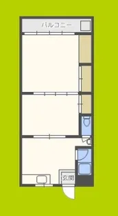 三伸マンション【2階】の間取り