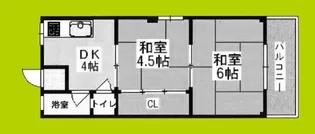 クオーレマンション巽北【1階】の間取り