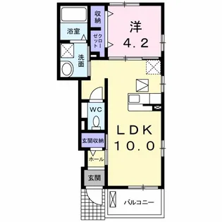 オリーブ【1階】の間取り