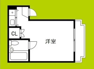 トレンディ新大阪【4階】の間取り