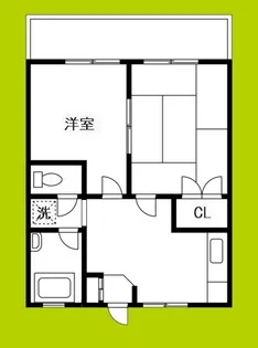 毛利マンション【4階】の間取り