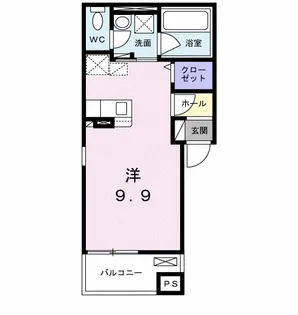 カルバス ヴィラージュ【2階】の間取り