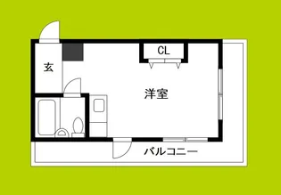 ニューハイツ川端【3階】の間取り