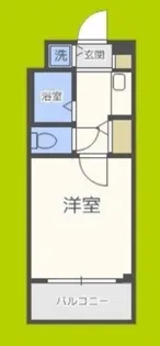 プレサンス阿倍野阪南町【3階】の間取り