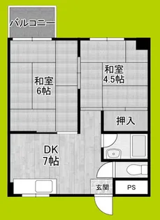 サンシャインMKM大池【7階】の間取り