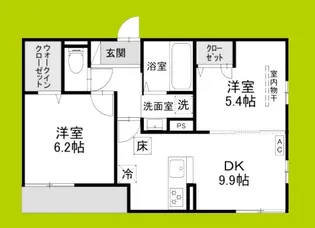 上甲子園廣和レジデンス【1階】の間取り