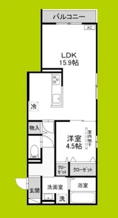 上甲子園廣和レジデンス【3階】の間取り